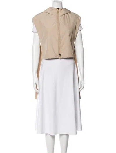 Pre-owned Max Mara Vest In Neutral
