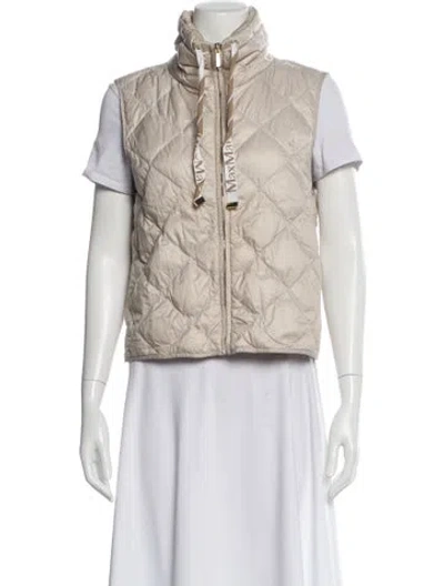 Pre-owned Max Mara Vest In Neutral