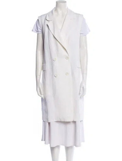 Pre-owned Max Mara Vest In Neutral