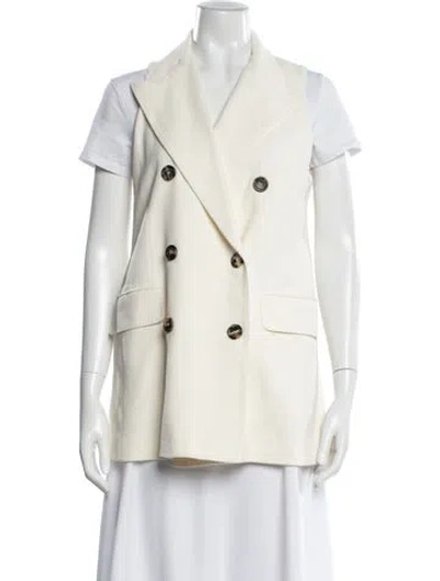 Pre-owned Max Mara Vest In Neutral