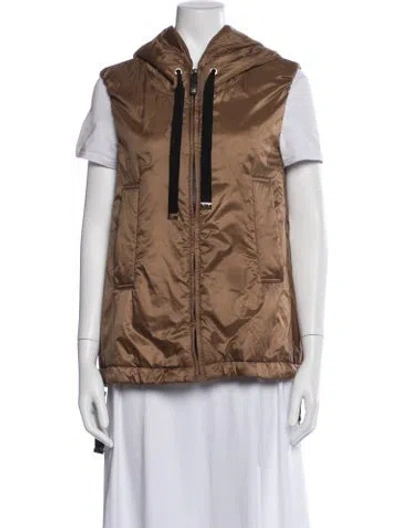 Pre-owned Max Mara Vest In Neutral