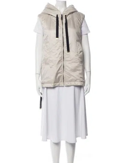 Pre-owned Max Mara Vest In Neutrals/red