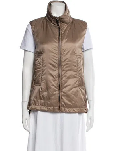 Pre-owned Max Mara Vest W/ Tags In Brown