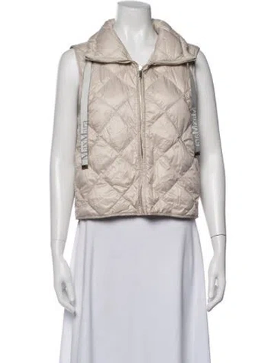 Pre-owned Max Mara Vest W/ Tags In Neutrals