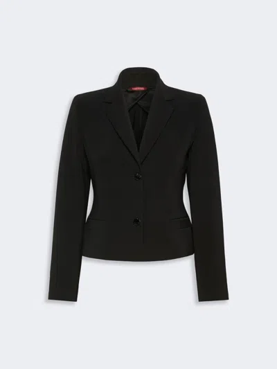 Max Mara Veste En Cady Technique In Black