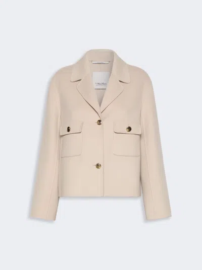 Max Mara Veste En Double Drap De Laine In Multi