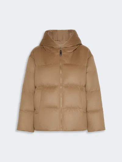 Max Mara Veste Rembourrée Réversible En Chameau In Brown