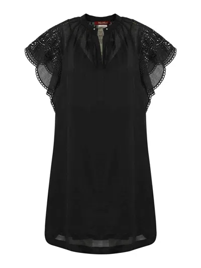 MAX MARA VESTIDO CORTO - NEGRO