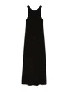 Max Mara Garda Viscose Jersey Midi Dress In Black