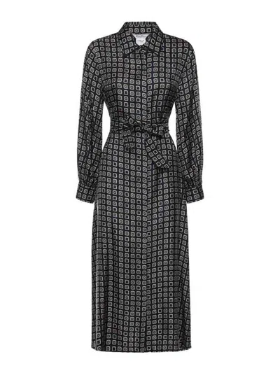 Max Mara Vestido Largo - Azul In Gray