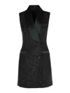 Max Mara "eiffel Piano" Dress In Black