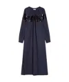 Max Mara Vestido Suave De Popelina In Black