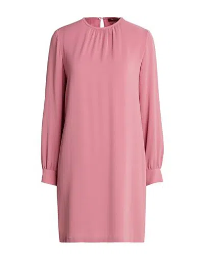 Max Mara Studio Mini Dress In Salmone