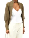 Max Mara Vesuvius Cardigan In Gold