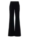 Max Mara Tailored Trousers With Flared Leg And Front Crease In Black