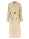 Max Mara Vieste Coats And Trench Coats Beige In Nude