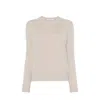 Max Mara Vigilio Cashmere Sweater In Neutral
