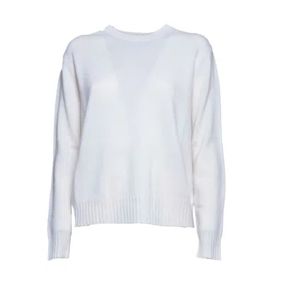 Max Mara Viglio Cashmere Sweater In Cream In White