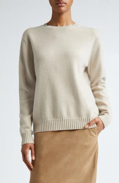 Max Mara Viglio Wool & Cashmere Crewneck Sweater In Sand