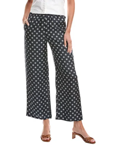 Max Mara Vik Silk Long Trouser In Gray
