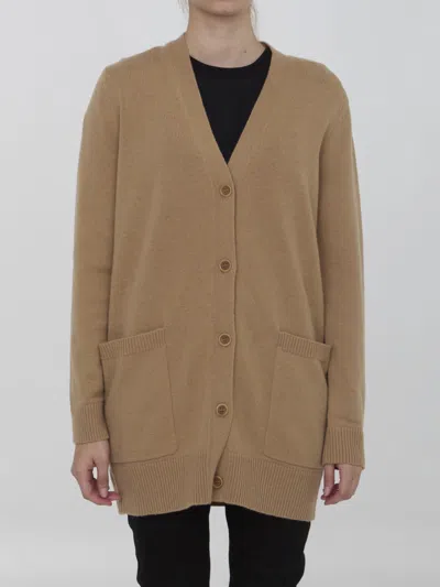 MAX MARA VILLAR WOOL AND CASHMERE CARDIGAN