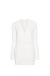 Max Mara Wool And Cashmere Blend Cardigan In White