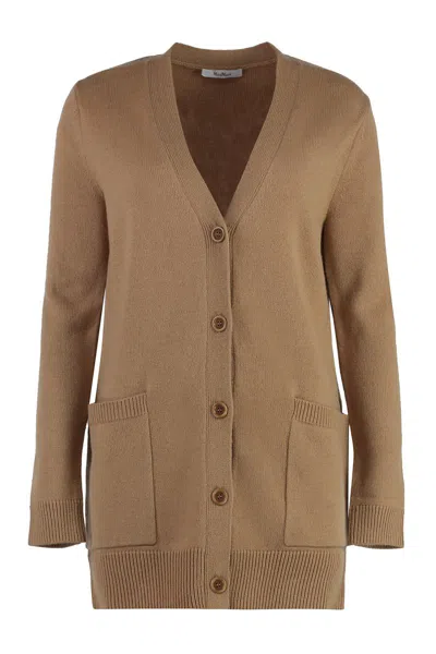 MAX MARA MAX MARA VILLAR WOOL AND CASHMERE CARDIGAN