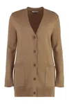 Max Mara Villar Cardigan In Neutrals