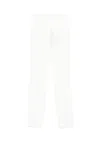 Max Mara Tailored Straight Leg Trousers With Belt Loops In White