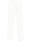 Max Mara Tailored Straight Leg Trousers With Belt Loops In White
