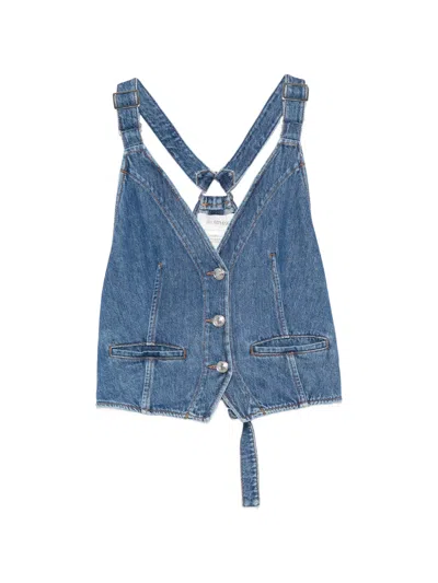 Max Mara Vintage Blue Cotton Spxdama