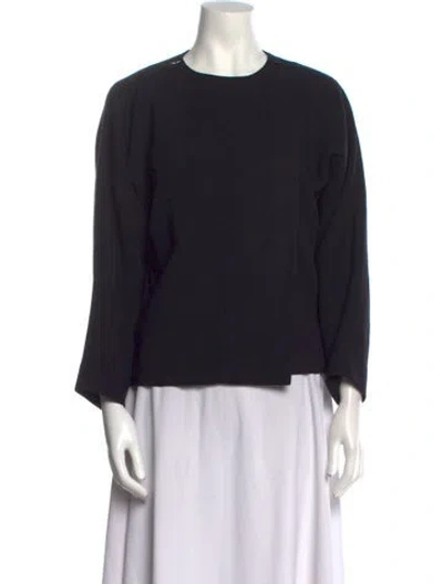 Pre-owned Max Mara Vintage Late 1980's - Early 1990's Sweatshirt In Black