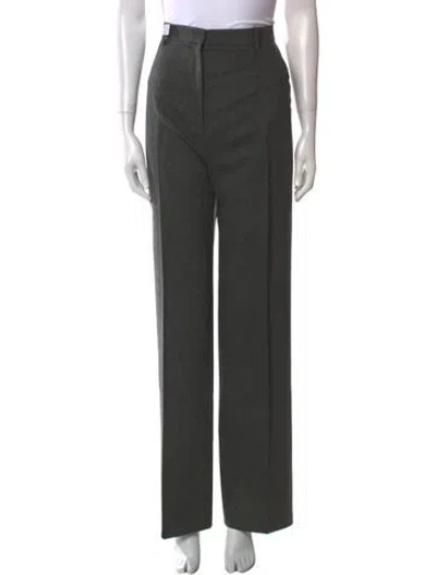 Pre-owned Max Mara Vintage Wide Leg Pants In Gray