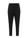 Max Mara Virgin Wool And Mohair Trouser In Black