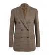 Max Mara Virgin Wool Blazer In Beige
