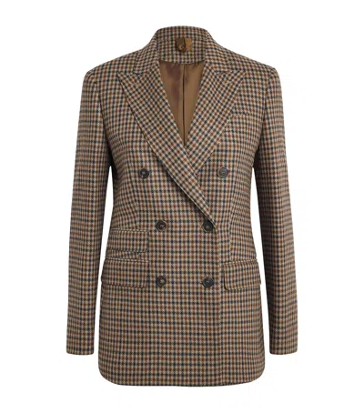 Max Mara Virgin Wool Blazer In Beige