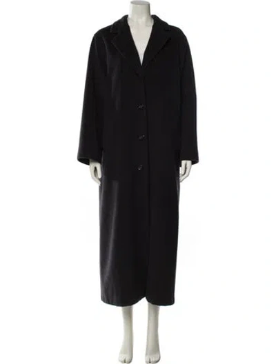 Pre-owned Max Mara Virgin Wool Blazer In Black
