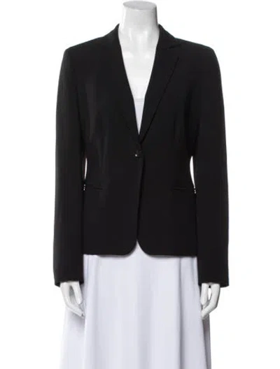 Pre-owned Max Mara Virgin Wool Blazer In Black