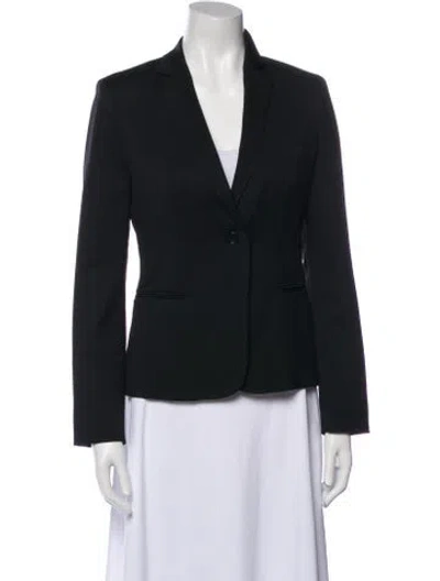Pre-owned Max Mara Virgin Wool Blazer In Black