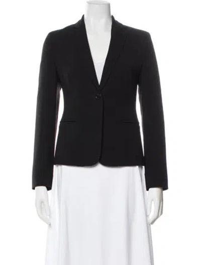 Pre-owned Max Mara Virgin Wool Blazer In Black