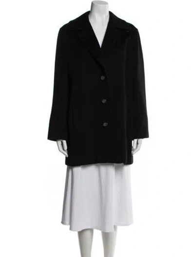 Pre-owned Max Mara Virgin Wool Blazer In Black