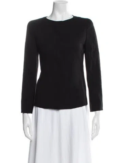 Pre-owned Max Mara Virgin Wool Blazer In Black