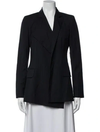 Pre-owned Max Mara Virgin Wool Blazer In Black