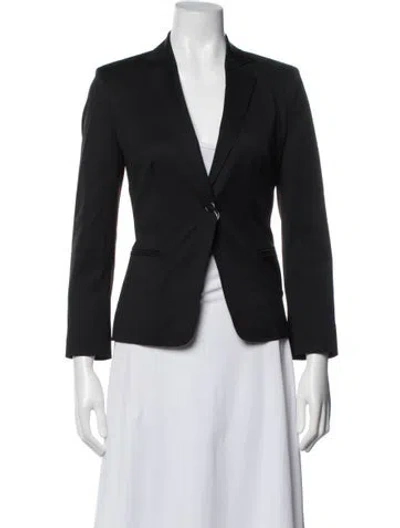 Pre-owned Max Mara Virgin Wool Blazer In Black