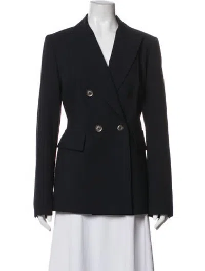 Pre-owned Max Mara Virgin Wool Blazer In Black