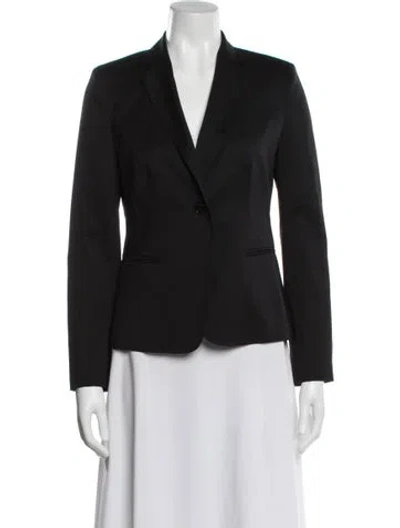Pre-owned Max Mara Virgin Wool Blazer In Blue