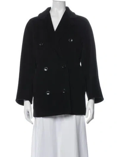 Pre-owned Max Mara Virgin Wool Blazer In Blue