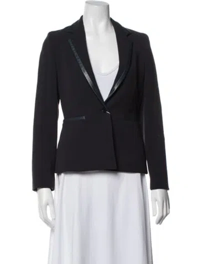 Pre-owned Max Mara Virgin Wool Blazer In Blue