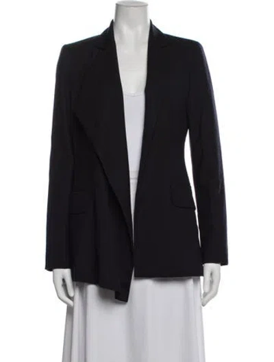 Pre-owned Max Mara Virgin Wool Blazer In Blue