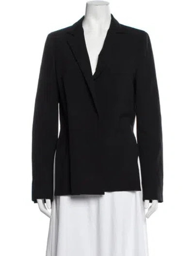 Pre-owned Max Mara Virgin Wool Blazer In Blue